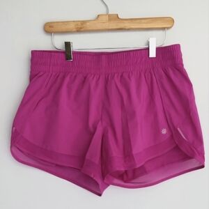 Athleta - Mesh Racer Run Mid Rise 4in Short - Medium - Pink